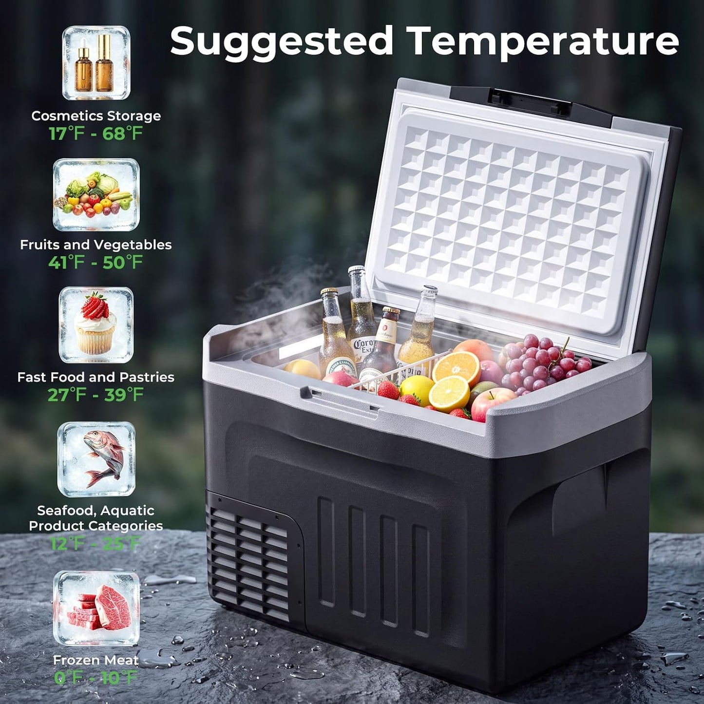 12V Portable Refrigerator 32QT Car Refrigerator | Electric Cooler ZBD-30