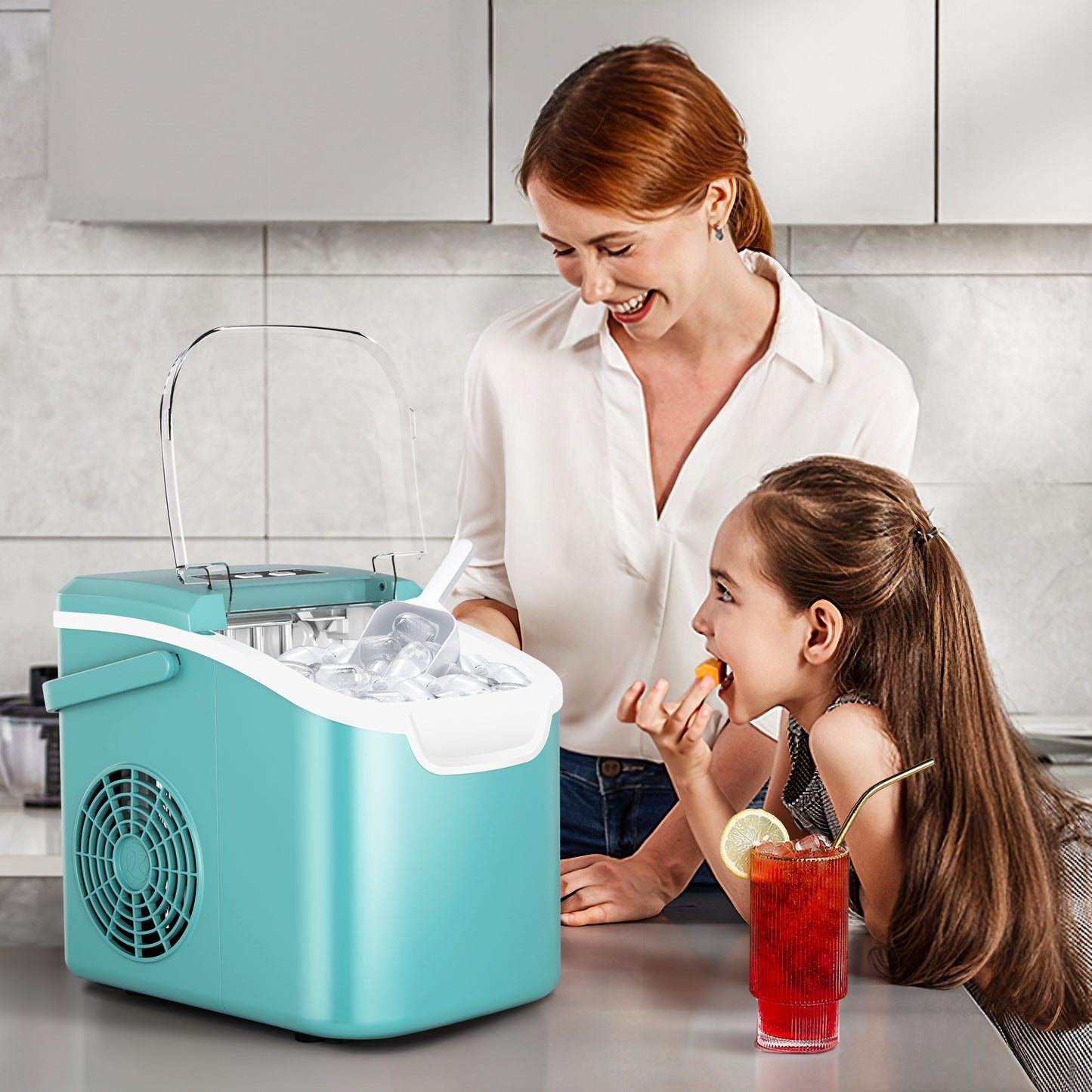 Crzoe Ice Makers Countertop with Handle 58012RIM1