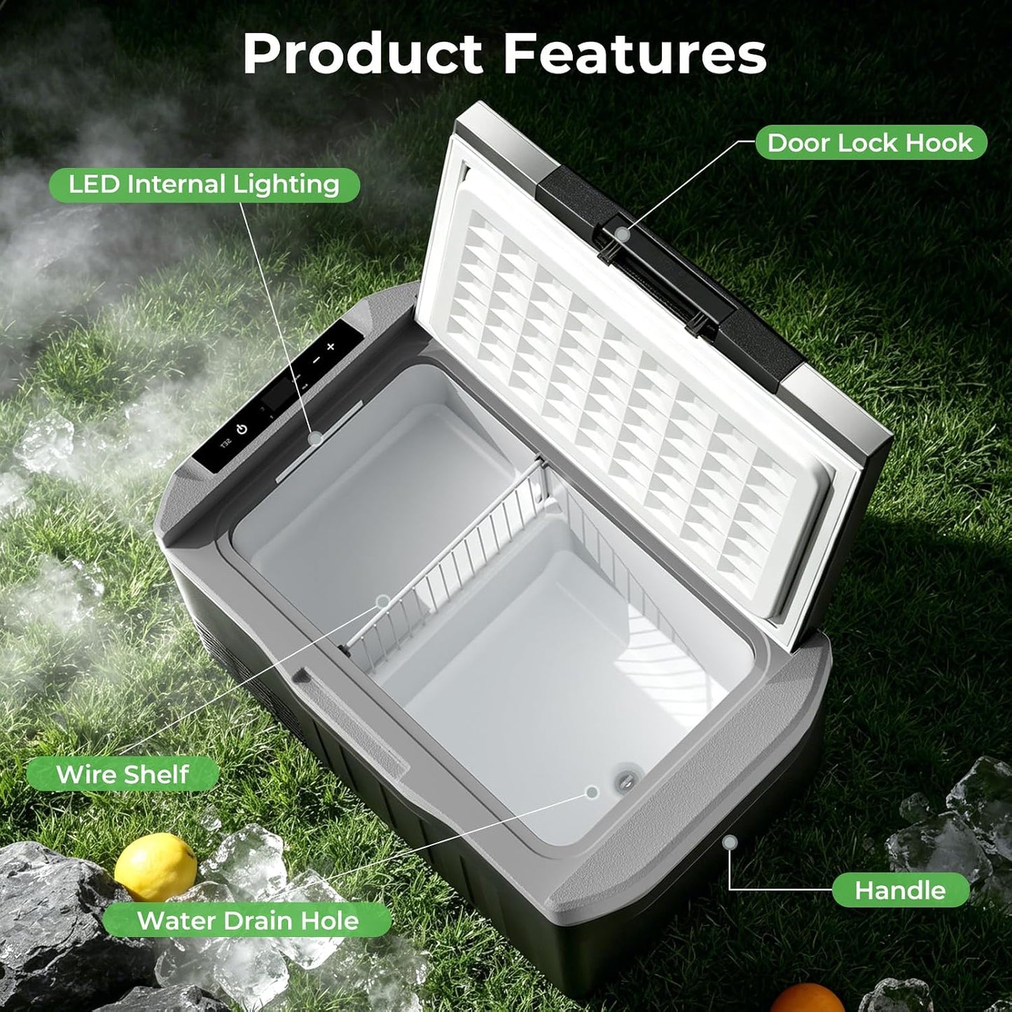 12V Portable Refrigerator 32QT Car Refrigerator | Electric Cooler ZBD-30