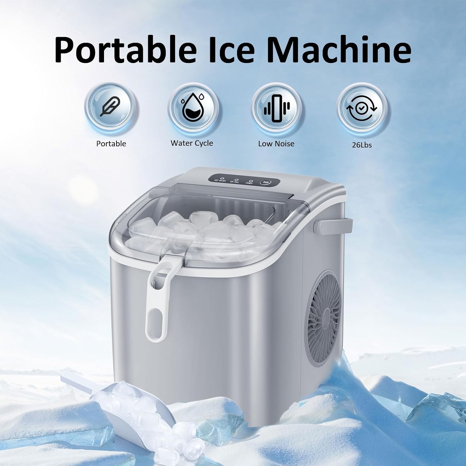 Countertop Ice Maker Portable Ice Machine Z5822H