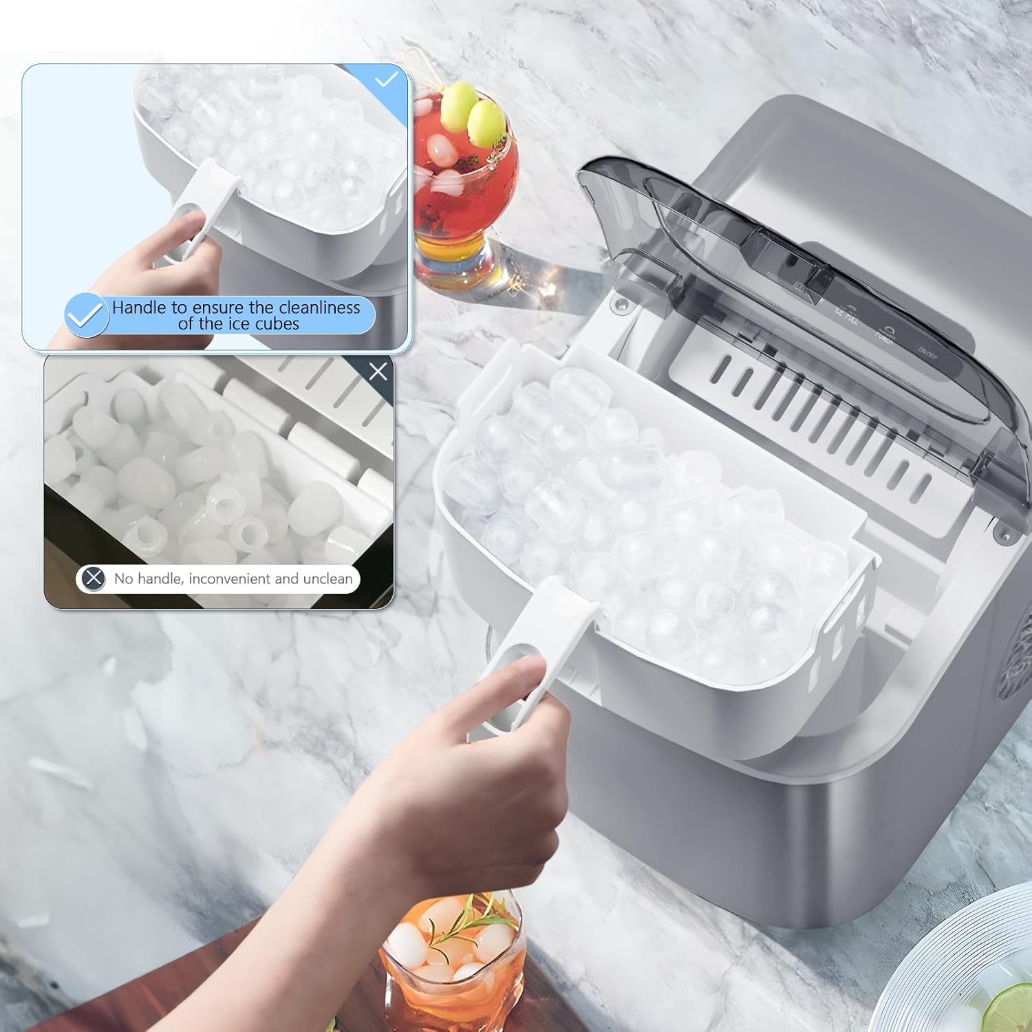 Countertop Ice Maker Portable Ice Machine Z5822H