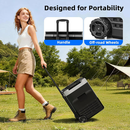 2 Volt Refrigerator 42Qt Capacity for Travel – Designed for trips and outdoor use